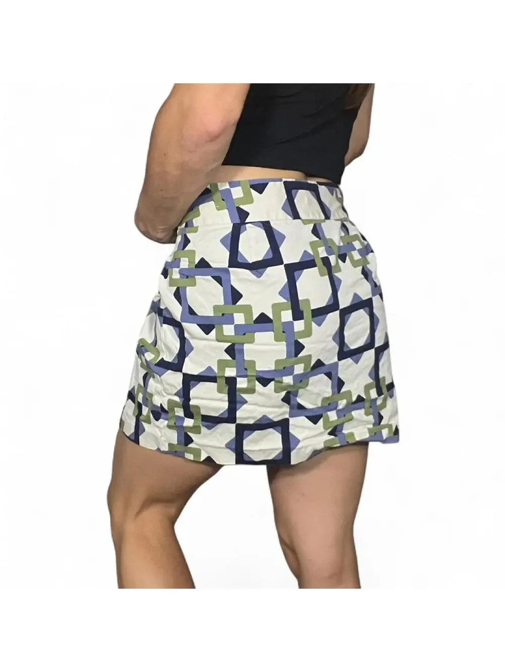 Old Navy Geometric Mini Skirt